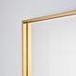 Miroir SOHO GOLD HALL Modern Rectangle Or 41x176 cm