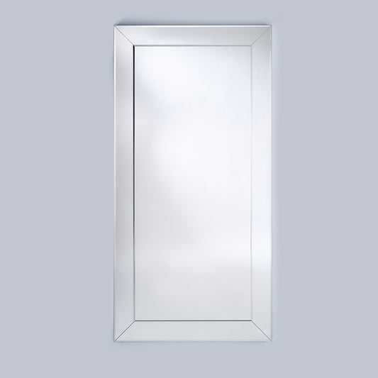 Miroir BASTA BLACK XL Modern Rectangle Argent 100x200 cm
