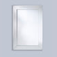 Miroir BASTA ALU RECT Modern Rectangle Argent 80x120 cm