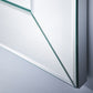 Miroir BASTA ALU RECT Modern Rectangle Argent 80x120 cm