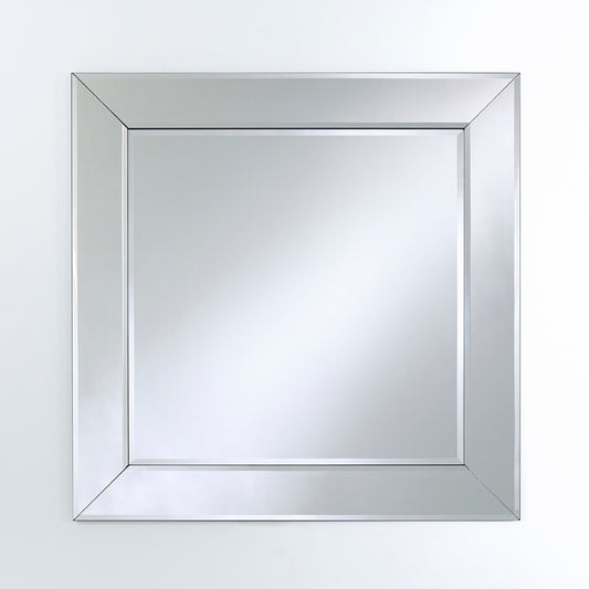 Miroir encadré Basta Square Carré Miroir biseauté 87 X 88