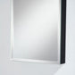 Miroir Salle de bain Slimflex Black Rect. Rectangle Noir 80x60 cm