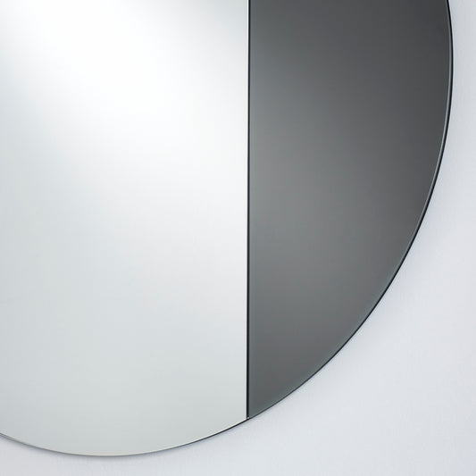 Miroir encadré Cord Grey L Ronde Miroir + gris 97 X 105