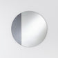 Miroir encadré Cord Grey Ronde Miroir + gris 58 X 58 cm