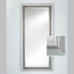 Miroir encadré Bilbao Silver XL Rectangle Argent usé mat 89 x 189