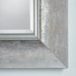 Miroir encadré Bilbao Silver Hall Rectangle Argent usé mat 75 X 177