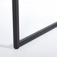 Miroir Console Mesa console Klein meubel Noir 100 X 85 cm
