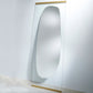 Miroir OBU Modern Ovale Argent/Or 71x178 cm