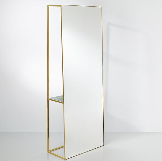 Miroir CHASSIS XL DELUXE Rectangle Gold 170x65 cm