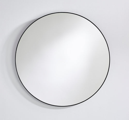 Miroir HOOP BLACK L Rond Noir 105x105 cm