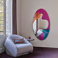 Miroir SPEKTRUM Oval Multicolor 175x94 cm