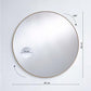 Miroir HOOP ZOOM Bronze M  85 X 85 - 2881- DEKNUDT