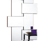 Miroir design Criss Cross Contemporain Rectangulaire Naturel
