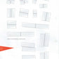 Miroir Eclat 2 Rectangle Miroir + Transparant 50 X 113