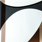 Miroir Salle de bain Pebbles Modèle irrégulier Noir 83 X 125 cm
