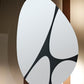 Miroir Salle de bain Pebbles Modèle irrégulier Noir 83 X 125 cm