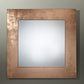 Miroir encadré Basic Copper Square Carré Cuivre rouge 100 X 100