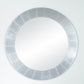 Miroir encadré Basic Silver Circle Ronde Couleur argent 119 X 122