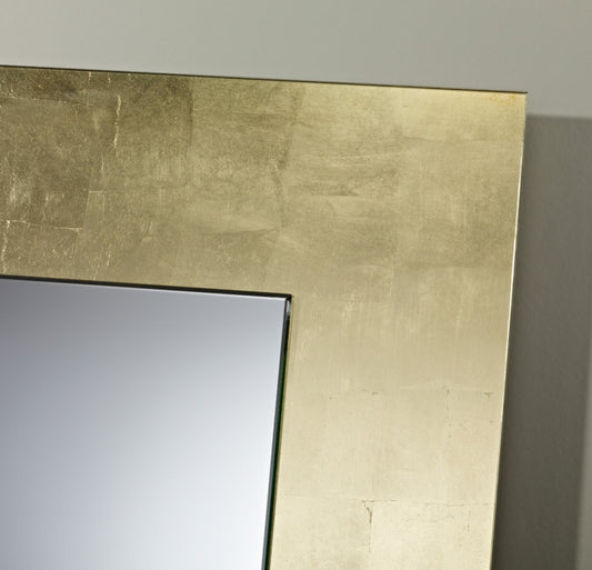 Miroir encadré Basic Gold Square Carré Or 85 X 85 cm
