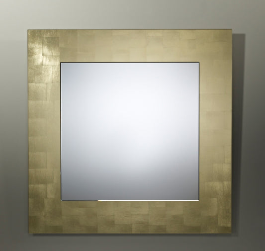 Miroir encadré Basic Gold Square Carré Or 85 X 85 cm