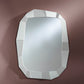 Miroir encadré Shift White Modèle irrégulier  98 X 130