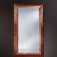 Miroir encadré Groove Copper Rectangle Cuivre rouge 105 X 192 cm