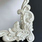Miroir ANNA WHITE Gothique Rectangulaire Blanc 92x110 cm