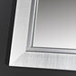 Miroir BREMEN RECTANGLE Traditionnel Classique Rectangulaire Argenté 58x77 cm