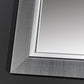 Miroir BREMEN HALL Traditionnel Classique Rectangulaire Argenté 49x139 cm