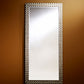 Miroir ALMERIA SILVER XL Traditionnel Classique Rectangulaire Argenté 78x168 cm