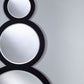Miroir CIRCLE Modern Rectangulaire Noir 45x144 cm