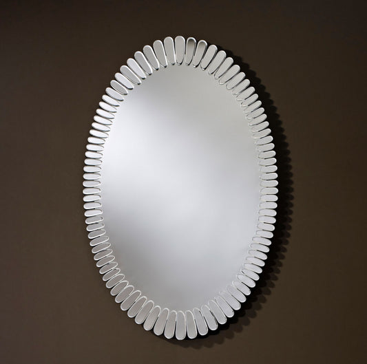 Miroir BLOOM Classique Oval Naturel 69x108 cm